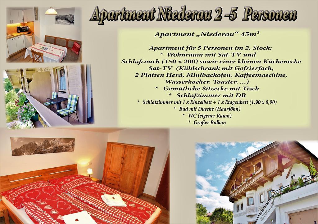 Tennladen Apartments Niederau Esterno foto